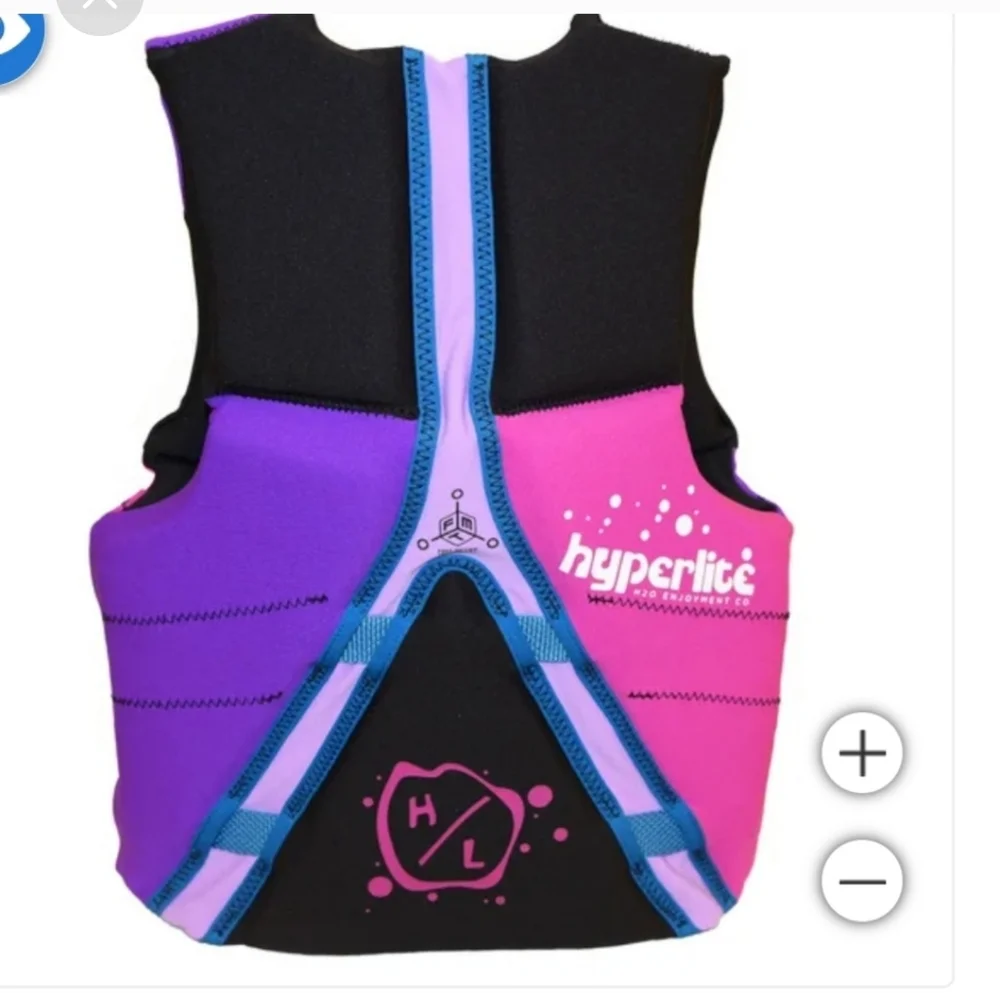 Two Hyperlite youth Life Vests, Kids, Large 55lbs to 88 lbs, new